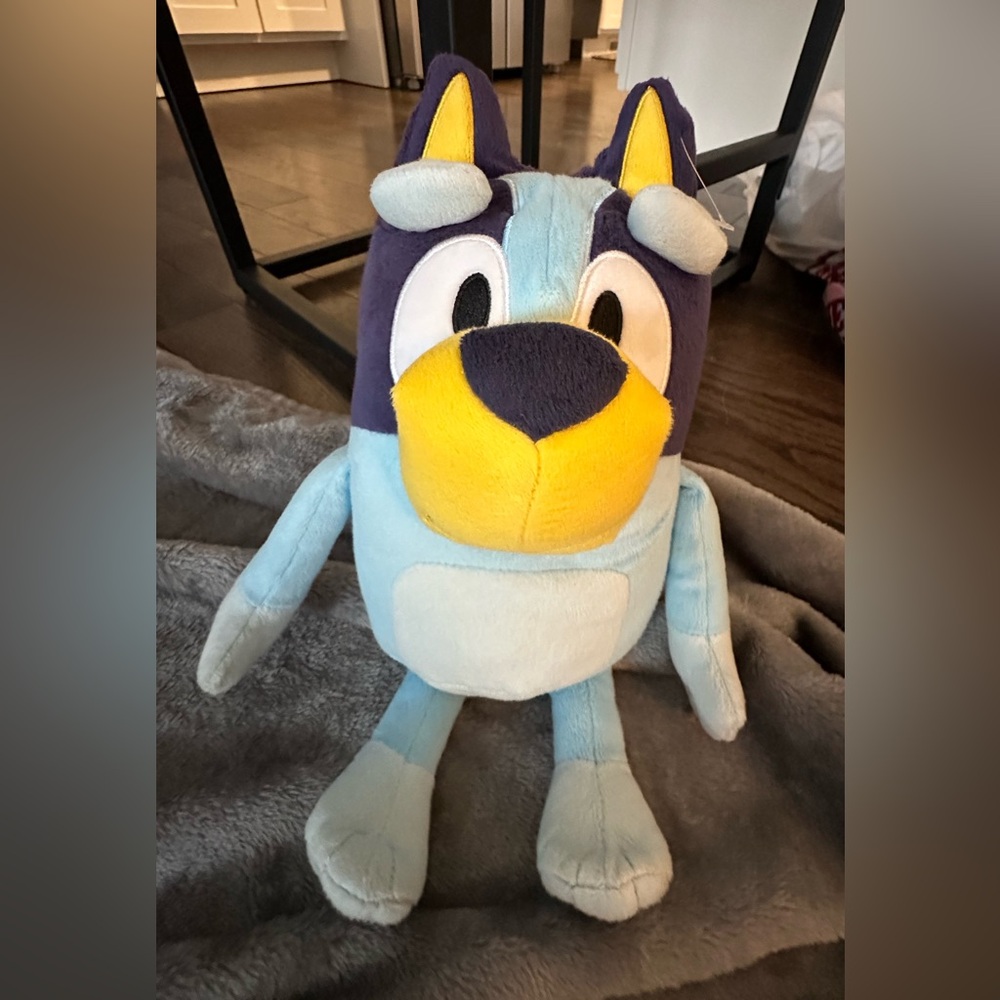 Bluey Plush 13” Talking Bluey Toy Says 9 Phrases & Sings Bluey Theme Song
